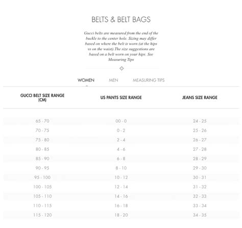 what length should i buy in guccie belt